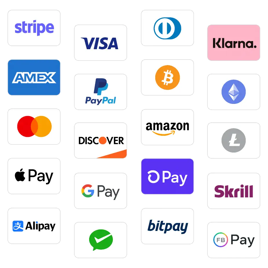 Available payment methods for Instagram promotion